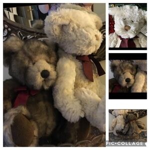Bombay Collectible Like New Teddy Bears Danny & Jackson 2002-2003